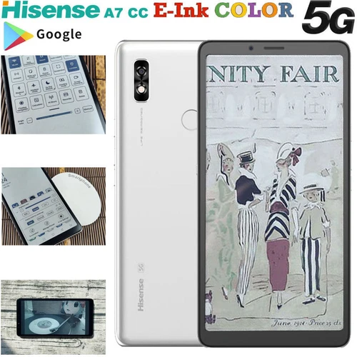 5G Hisense A7 CC Color E Ink Screen 4G Smartphone Android Mobile Reading Phone