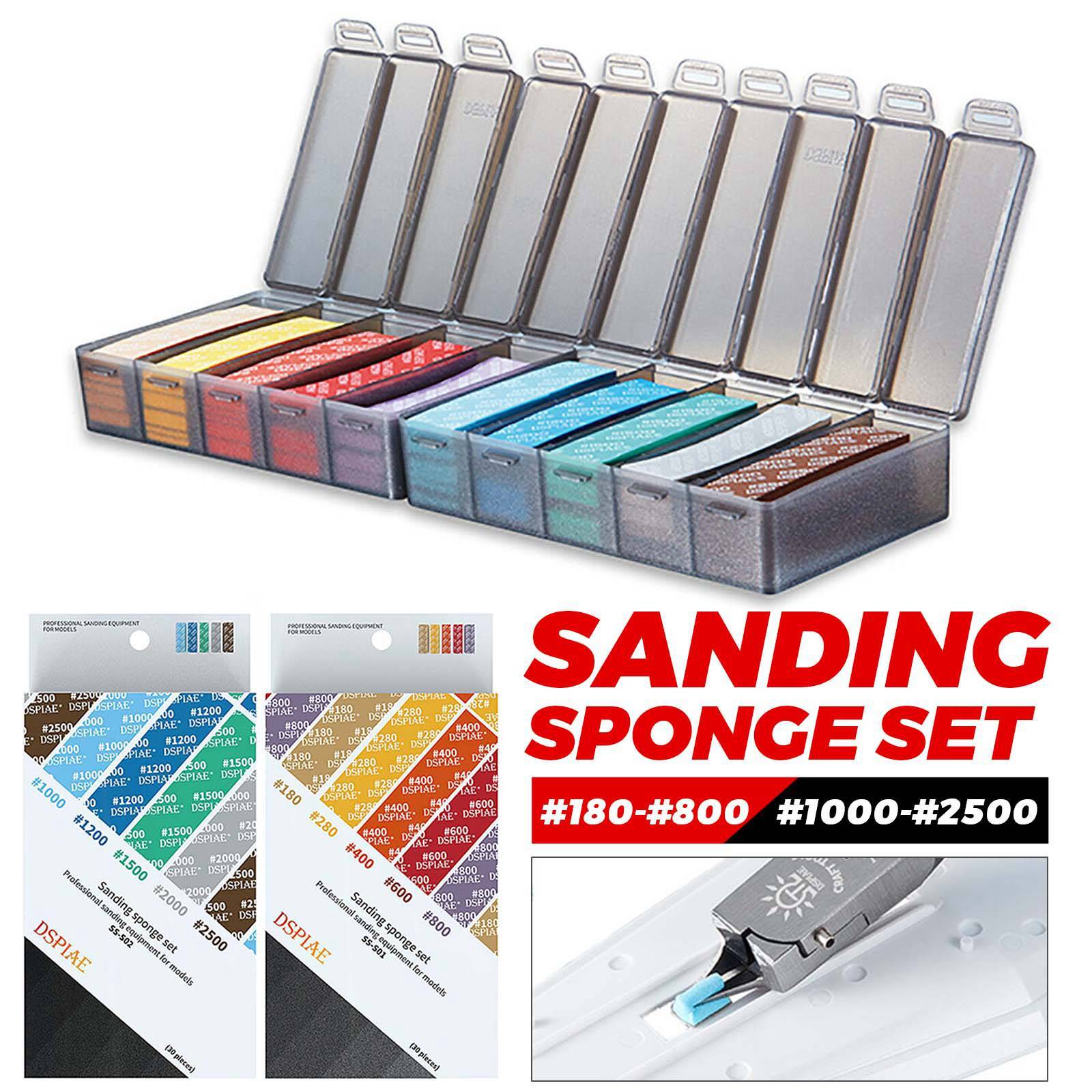 Sanding Sponge Set For Dspiae Gundam GK Military Model Sandpaper Making ...