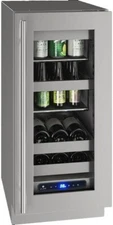 NIB U-Line 15 Inch SS 2.9 cu. ft Undercounter SS Beverage Center UHBV515SG01A