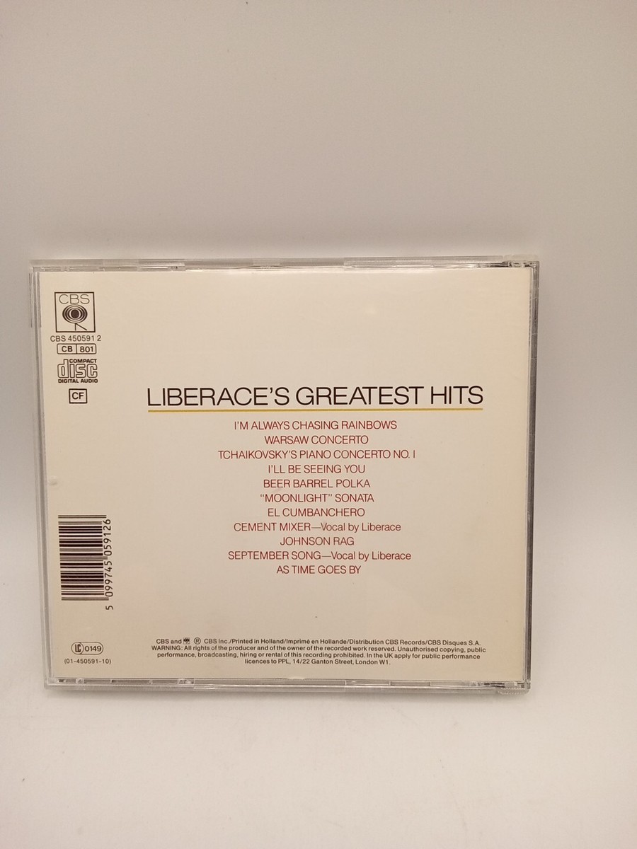LIBERACE'S GREATEST HITS & THE BEST OF LIBERACE 2-CD BUNDLE Used
