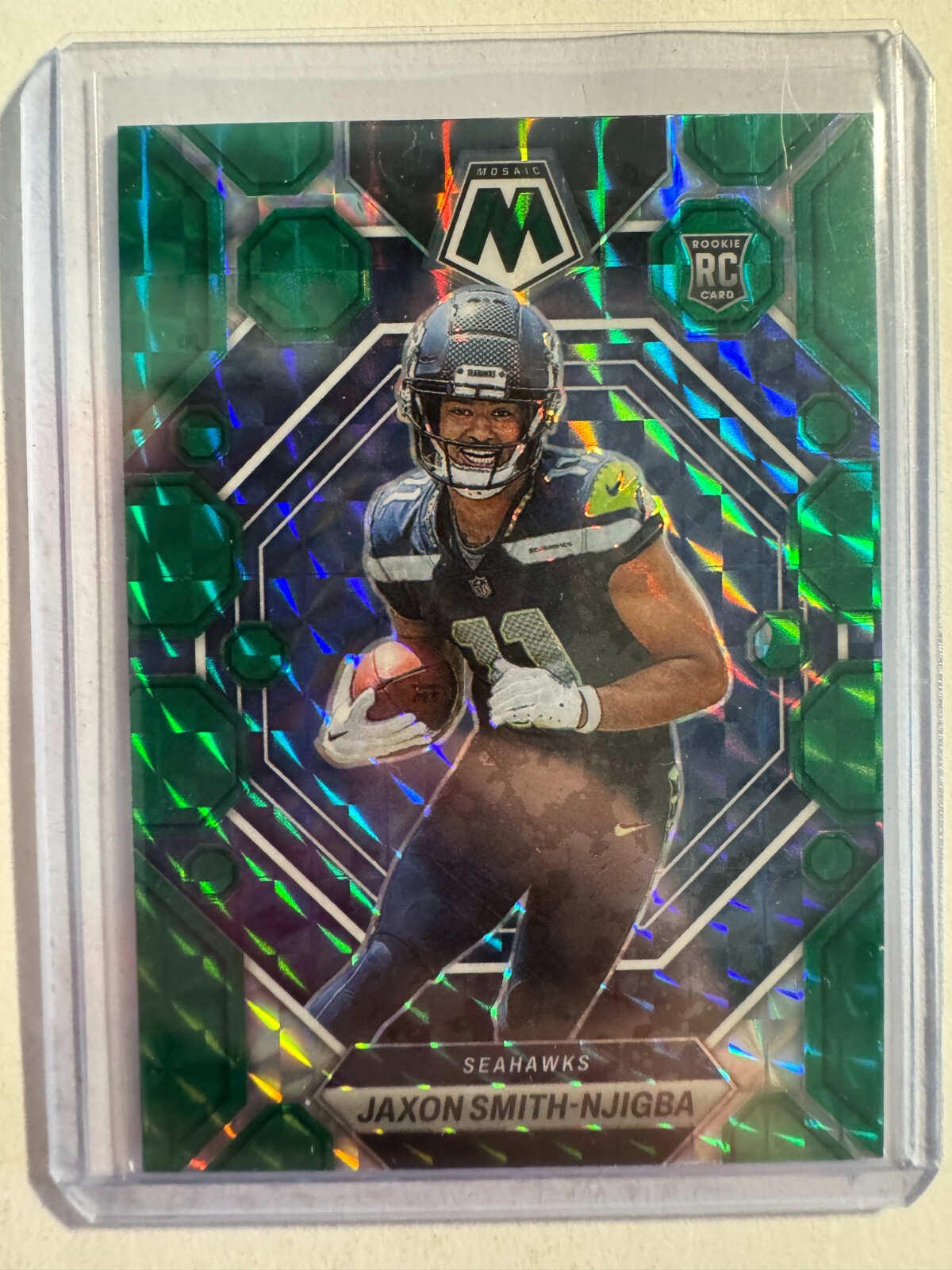 K234,771 - 2023 Panini Mosaic Mosaic Green #331 Jaxon Smith-Njigba