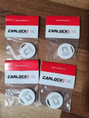 CARLOCK TAG ACCESSORY - Bluetooth Upgrade for Carlock Device. Lot Of 4
