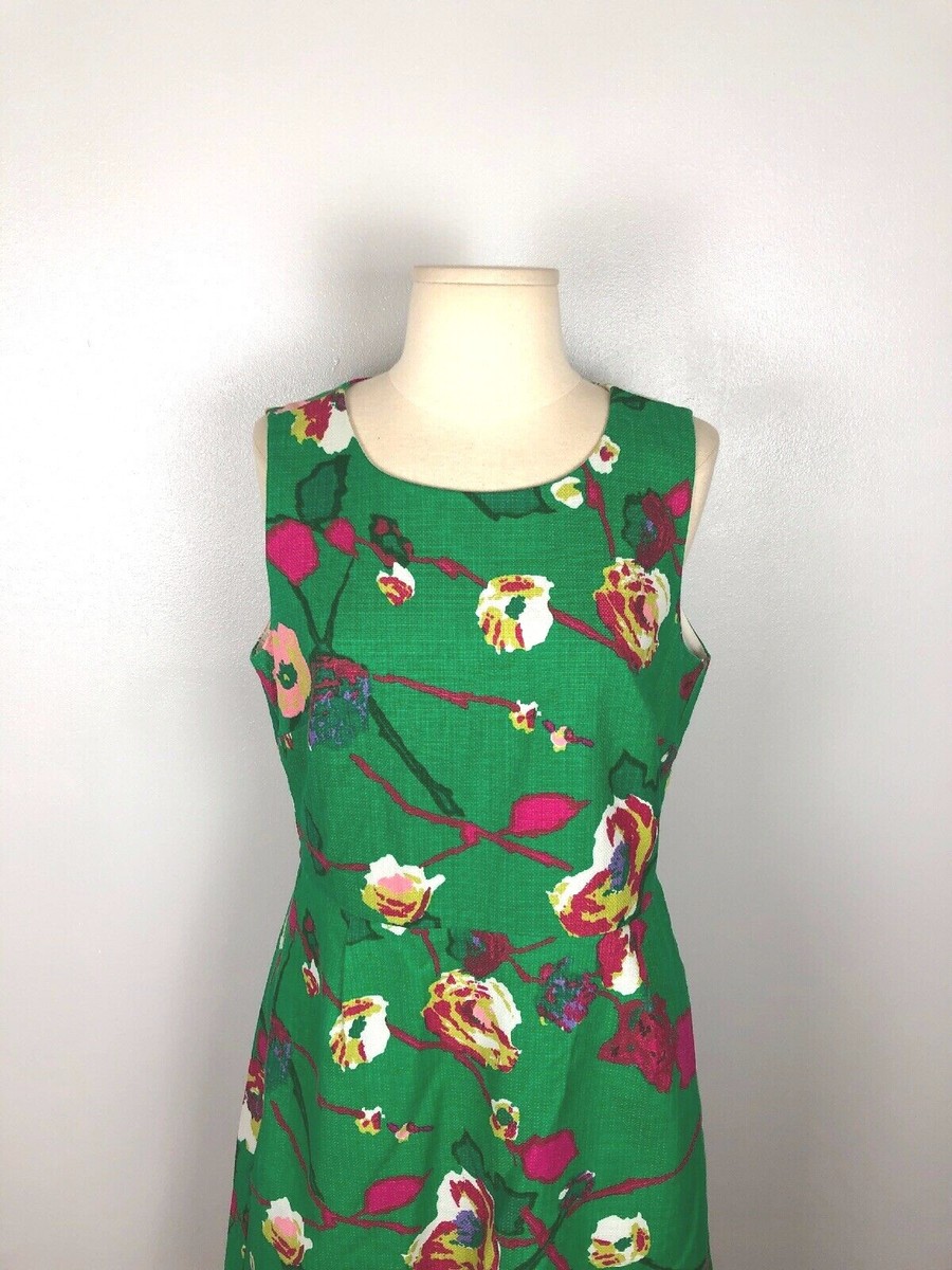J. Crew Green Floral Print Dress, Size 8 | eBay J. Crew Green Floral Print Dress, Size 8 | eBay