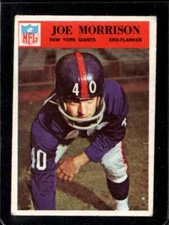 1966 PHILADELPHIA #128 JOE MORRISON VG+ NY GIANTS *XR27172