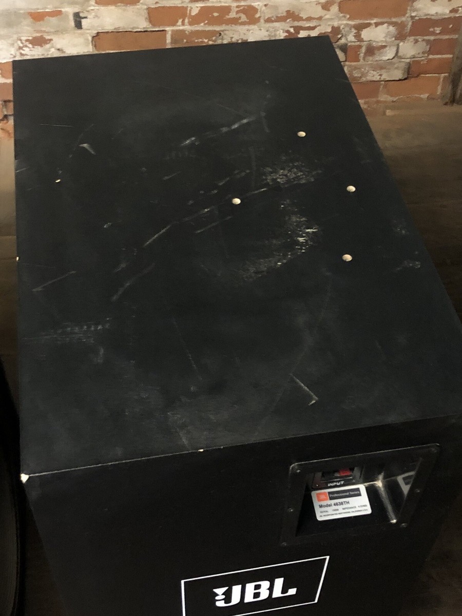 Lot of 2) JBL 4638TH Professional Cinema Home Theater Subwoofer