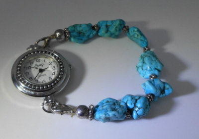 Blue Howlite Bracelet & Watch Mother main image 3