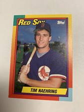 1990 Topps Traded Tim Naehring Boston Red Sox