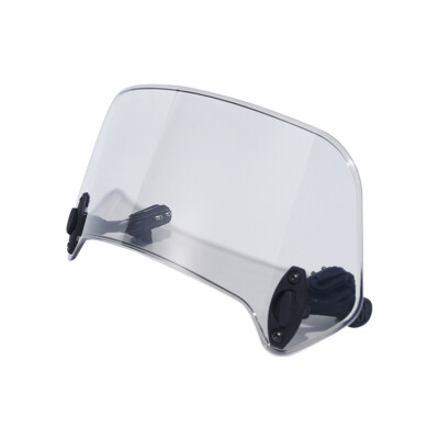 #ad Universal Motorcycle Smoke Windshield Extension Spoiler Wind Screen Deflector $19.99