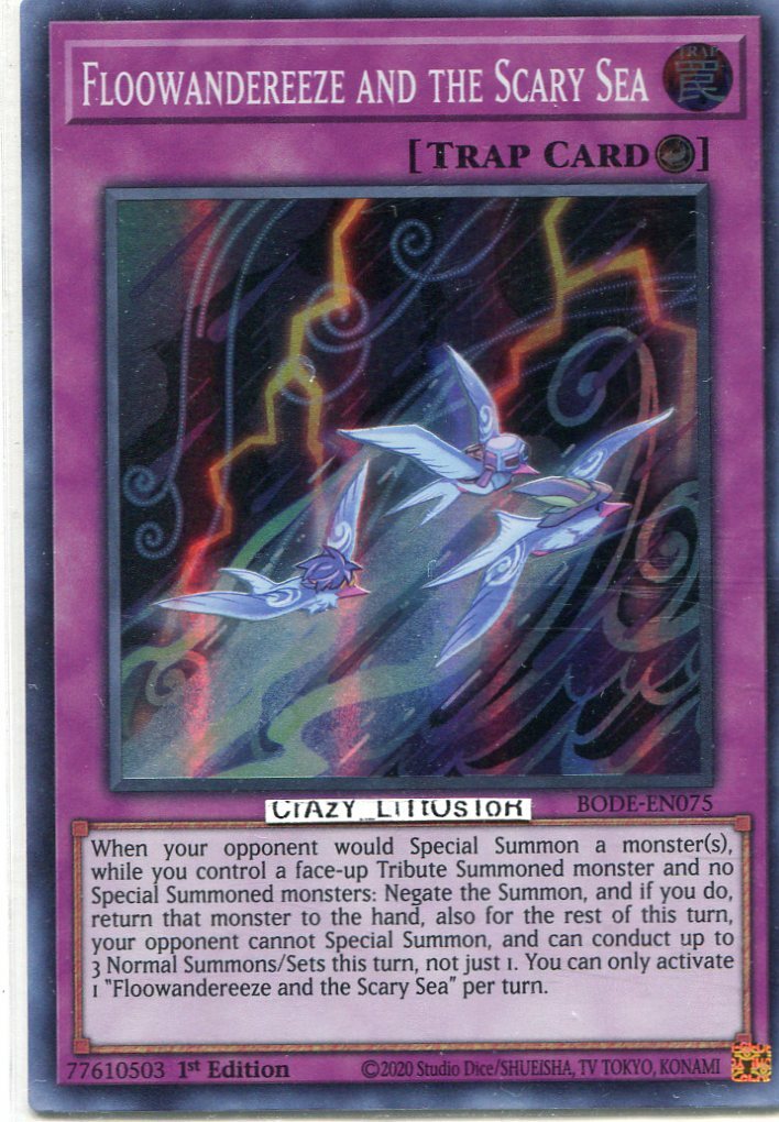 3 X FLOOWANDEREEZE AND THE SCARY SEA 1ST ED SUPER RARE NM/MINT BODE-EN075 |  eBay