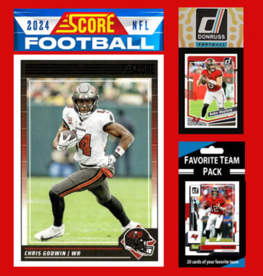 2024 SCORE NFL Tampa Bay Buccaneers Team Set Gift Pack + 2023 Donruss + 20 Card