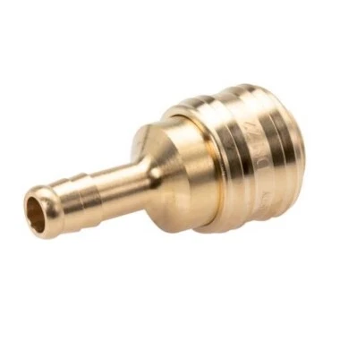 MARKENLOS Kupplungsdose NW 7,2 mit Schlauchtülle, Druckluftkupplung, Messing, Kupplung