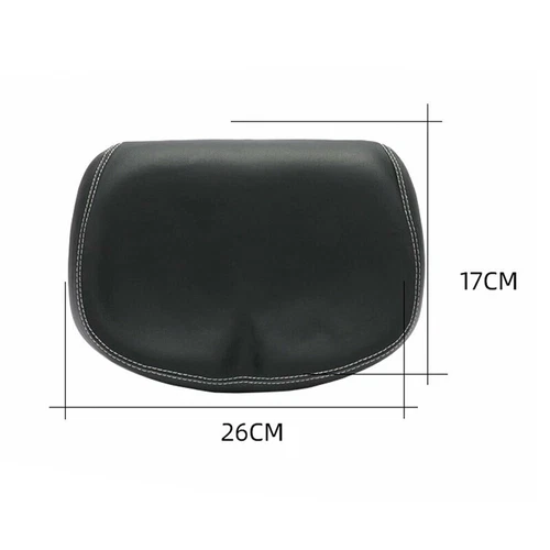 Bike Large Wide Saddle Bike Cycling Noseless Soft PVC PU Seat Black Big Ass Bike - Picture 5 of 12