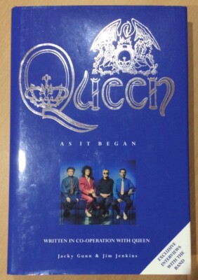 Queen As It Began First Edition Original Hardback Book Jacky Gunn & Jim Jenkins