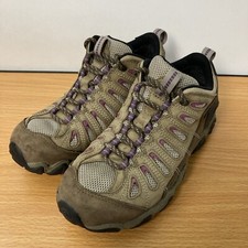 Oboz Hiking Shoes Women's 8.5 M Sawtooth Low B Dry WP Sneakers Brown Leather