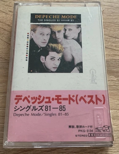 Depeche Mode The Singles 81-85 PKG-3134 Rare Japan Cassette OBI Japanese