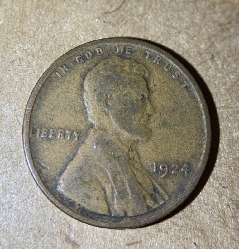 1924 P Lincoln Wheat Penny O314