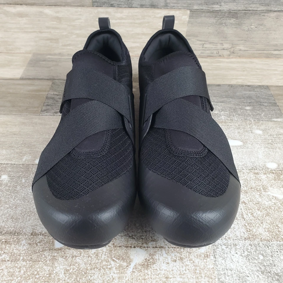 Pearl Izumi Shimano IC1 Mens Cycling Shoes Sz 10 M Black Off-Set Straps - Image 2 of 4