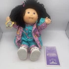 1989 Cabbage Patch Kids Designer Line Girl Doll Asian Birth Certificate 80s