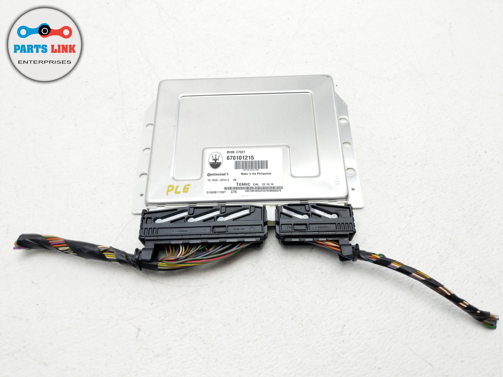 2017-2020 MASERATI LEVANTE M161 SUSPENSION ADAPTIVE CONTROL MODULE UNIT BRAIN