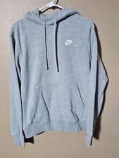 Nike Women's Sportswear Club Fleece Cowl Neck Hoodie in Grey Heather Size Small