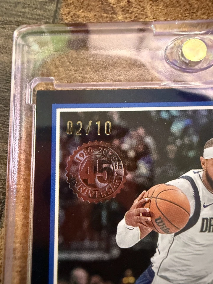 2025 Topps 45th Anniversary Black Foil On Card Auto #80B2-DG DANIEL GAFFORD /10 - Image 2 of 3