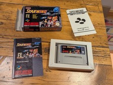 Starwing Super Nintendo SNES Pal Version Boxed with Manuel