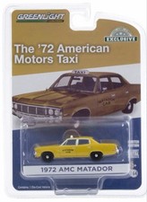 Greenlight 1972 AMC MatADOR cab taxi