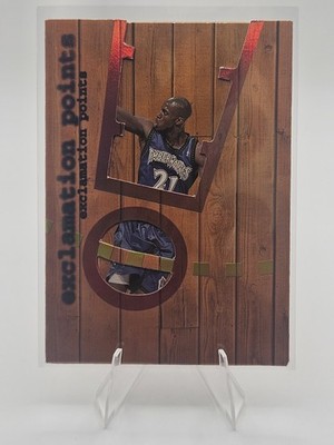 1998-99 Fleer Ultra - Exclamation Points Kevin Garnett #10 EP - Clean! - NM+ -JR