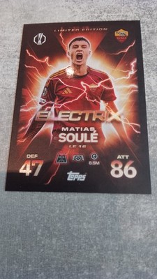 Topps Match Attax Extra 25/26 Electrix Limited Edition LE 16 Matias Soule