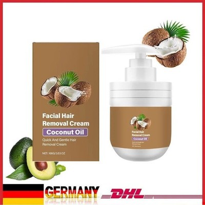 Coconut Facial Mild Hair Removal Cream Retarding Hair Regeneration 100g H OT &