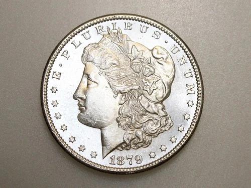 1879-S $1 MORGAN SILVER ONE DOLLAR GEM BU PL