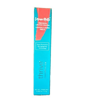 Thrive Causemetics EmpowerMatte Precision Matte Lipstick Crayon Coral Pink