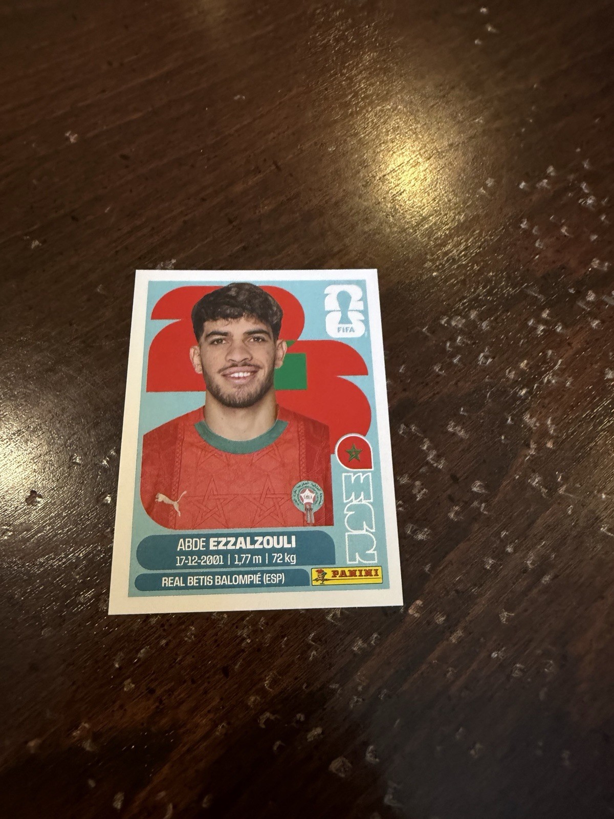 2026 Panini FIFA World Cup Stickers #MAR17 Abde Ezzalzouli