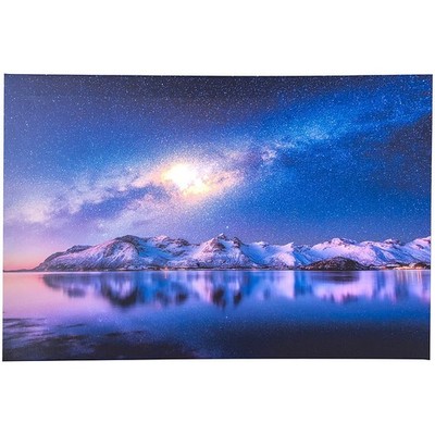 infactory Leinwandbild: Animiertes LED-Wandbild ''Sternschnuppe'', 38 x 58 cm