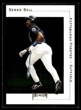 Derek Bell 2001 Fleer Premium #92 Pirates MLB READ FREE SHIPPING AutographDen