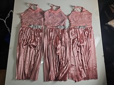 3 Matching Pink 2 Piece Weissman Dance Team Outfits Sa Adult Small 