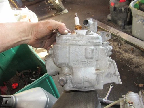 1989 kawasaki kx250 cylinder with power valves