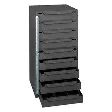 DURHAM MFG 611-95 Storage Cabinet,12-5/8 in W,9 drawers 3KR10
