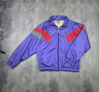 Vintage 80s Nike Jacket Y2K Swoosh Nylon Drill Men's Rare USA Size M