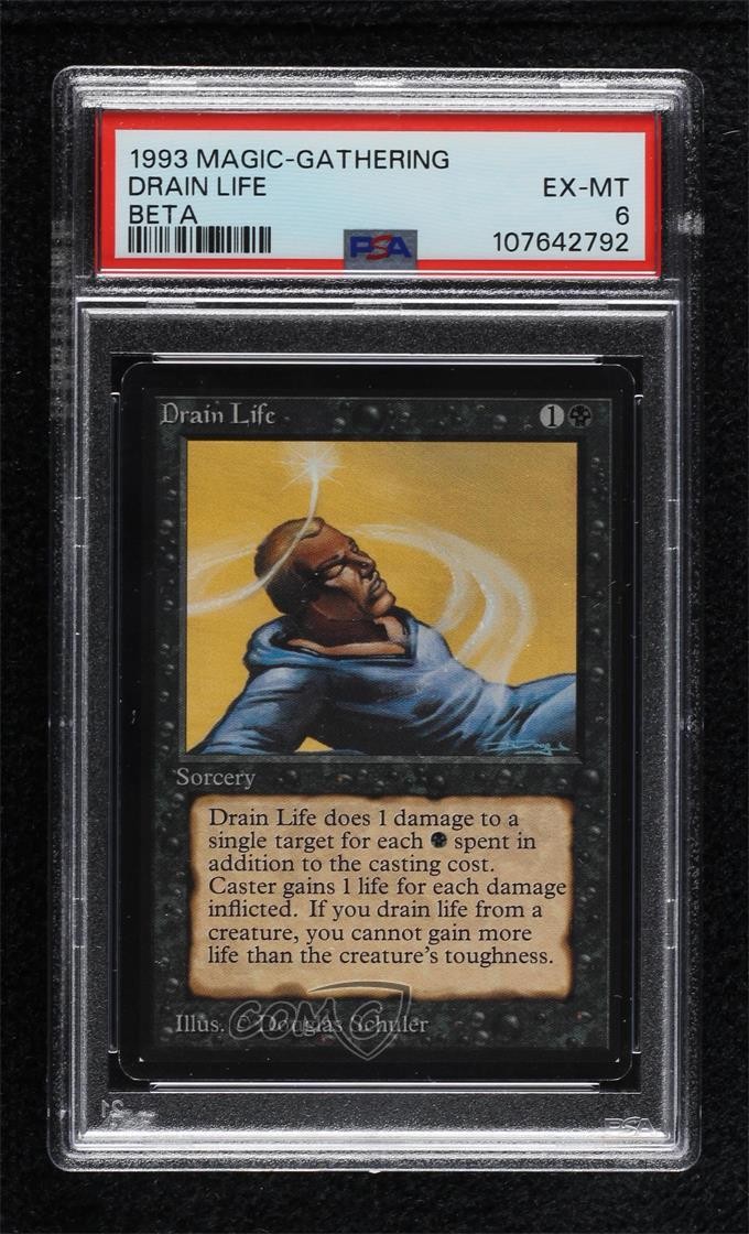 Drain Life Magic: Limited Edition Beta PSA 6 1993