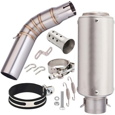 Slip on for Suzuki SV650 03-15 Modified Exhaust Tips Muffler Link Pipe 51mm