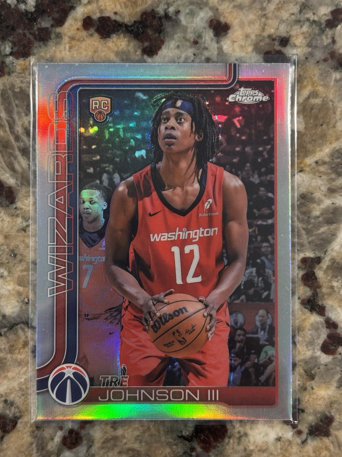 2025-26 Topps Chrome - Tre Johnson #256 Refractor (RC)