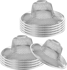 10Pcs Mesh Sink Strainer, 4.5" Diameter Stainless Steel Slop Basket Filter Trap,