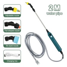 Electric Garden Water Sprayer 2400mAh Rechargeable 3 Nozzles Wand
