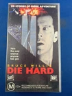 Die Hard  (VHS, 1988) Bruce Willis PAL Fox Video