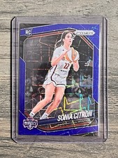 Panini 2025 Prizm WNBA Sonia Citron RC Blue Velocity #122 Washington Mystics