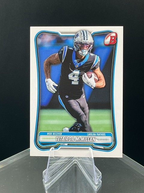 2026 Bowman Football #14 Tetairoa McMillan - Carolina Panthers
