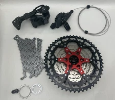 LTWOO A7 10 Speed MTB Bike Groupset Shifter Rear Derailleur Cassette Chain *READ