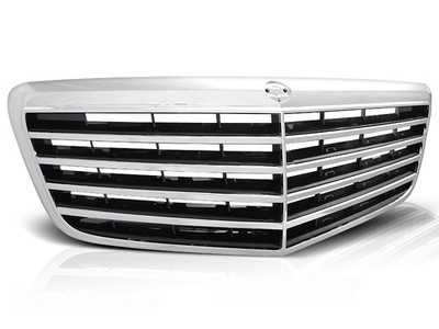 Grill for Mercedes W211 E-Class Sedan Wagon 2006 2007 2008 2009 VR-197 Chrome