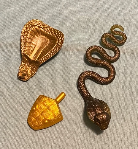 G.I. GI JOE gijoe SERPENTOR AIR CHARIOT PARTS LOT #8 hood snake more FREE SHIP